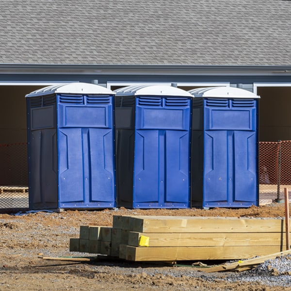 is there a specific order in which to place multiple porta potties in Augusta AR